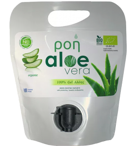 ροή aloe vera 100% φυσικός χυμός