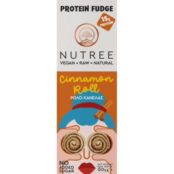 Protein Fudge Nutree Bar Ρολό κανέλας